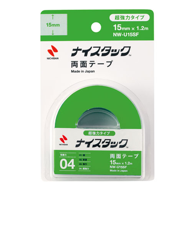ニチバン　ナイスタック　超強力両面テープ　15mm×1.2m　NW－U15SF