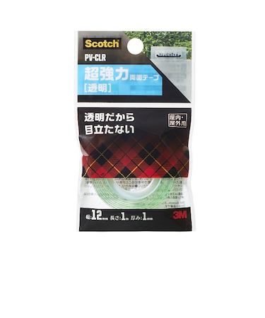 3M　超強力両面テープ　透明　PV－CLR