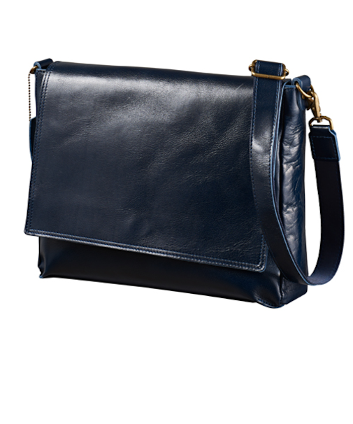 ハンズオリジナル　ガッドワーク　レザーショルダー37503　ネイビー