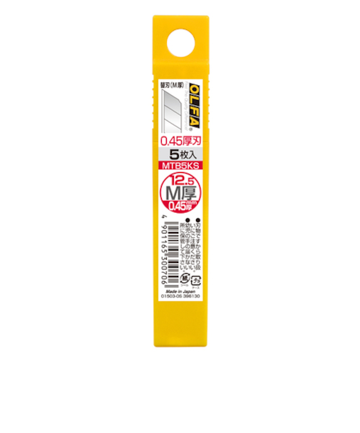 オルファ（OLFA）　カッター替刃　M厚　MTB5KS　5枚入
