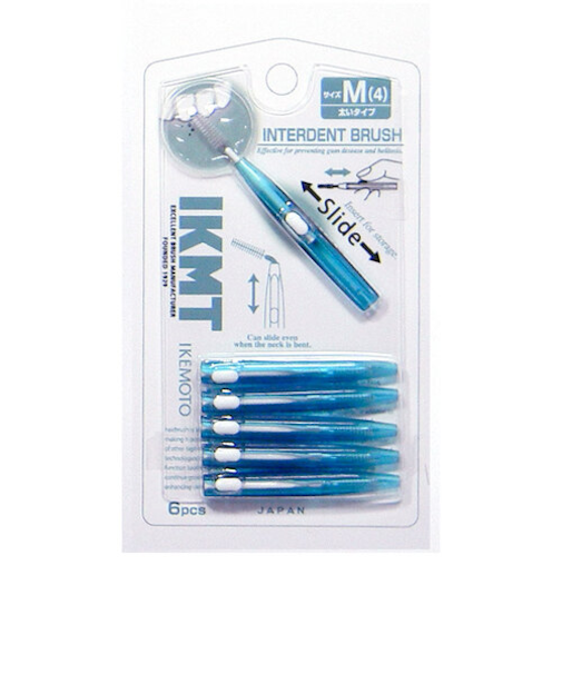 イケモト（IKMT）　スライド収納式歯間ブラシ　M　IKT7310　6本入り