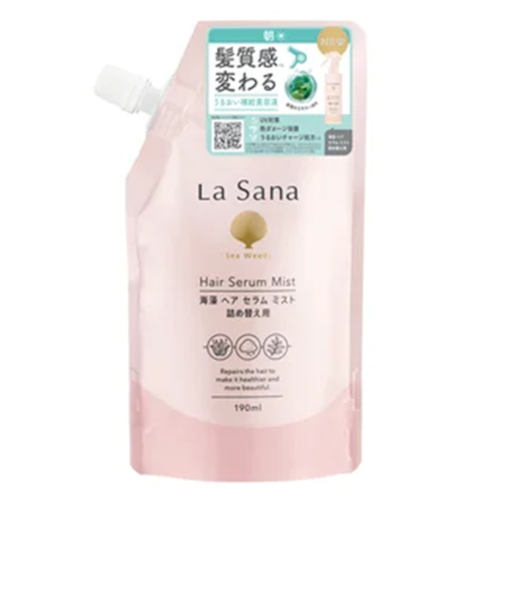 ラサーナ（La　Sana）　海藻ヘアセラム　ミスト　詰め替え用　190mL
