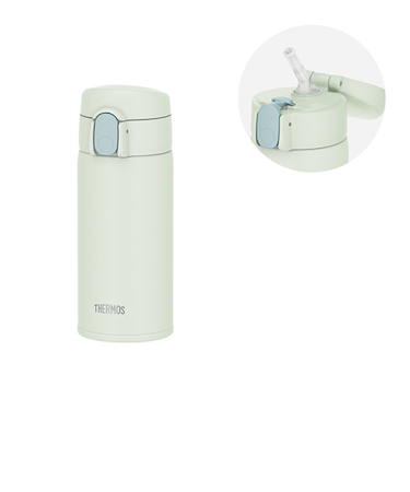 サーモス（THERMOS）　真空断熱ストローボトル　FKA－350　LTG　ライトグリーン