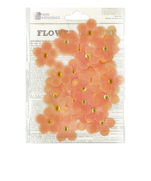 フラワーマルシェ　ヴェラムビジュー　オレンジ