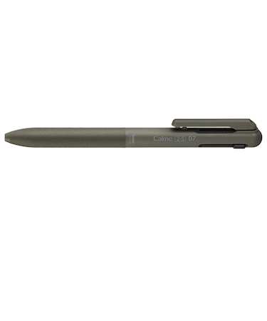 ぺんてる（Pentel）　カルム（Calme）　多機能ボールペン　0.7mm　BXAW357D　カーキ