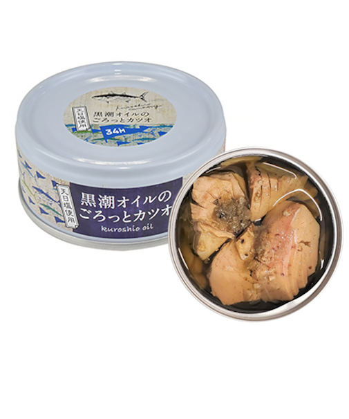 黒潮町缶詰製作所　黒潮オイルのごろっとカツオ