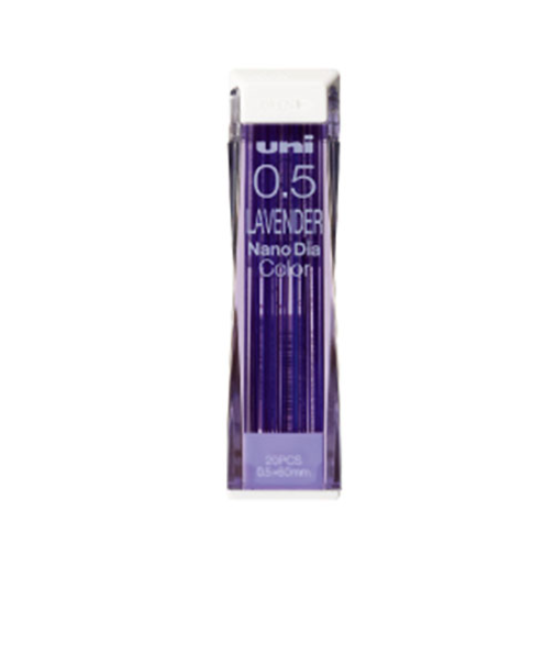 三菱鉛筆　ユニ　ナノダイヤ　カラー芯　uni0.5－212ND　0.5mm　ラベンダー