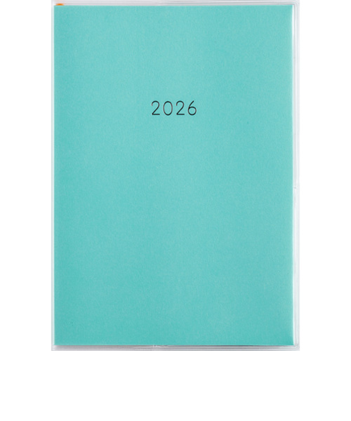【2026年1月始まり】　高橋書店　ミアクレール6　B6　マンスリーブロック　510　ブルー　月曜始まり