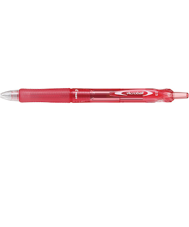パイロット（PILOT）　油性ボールペン　アクロボール　150　0.3mm　BAB－15MF－RR　レッド
