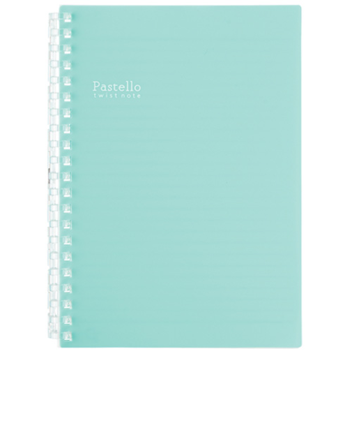 リヒトラブ（LIHIT　LAB.）　パステロ　ツイストノート　B6　N1969－19　ライトグリーン