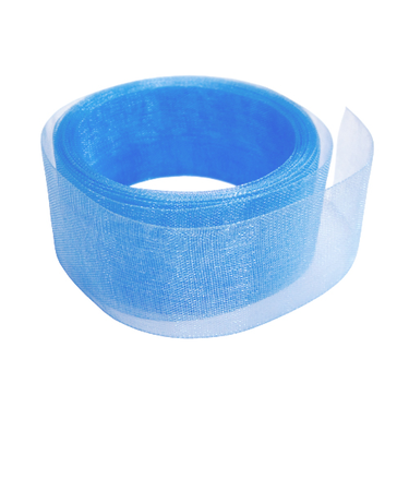 インディゴ　オーガンジーリボン　25mm　PR688　22BL　ブルー