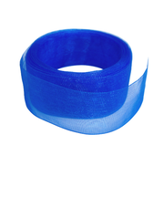 インディゴ　オーガンジーリボン　25mm　PR687　20NB　ネイビー