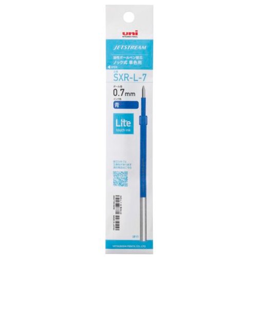 三菱鉛筆　ジェットストリーム替芯（Lite　touch　ink）　0.7mm　SXR-L-7　青