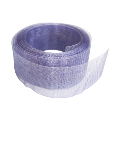 インディゴ　オーガンジーリボン　25mm　PR686　63PU　ライトパープル