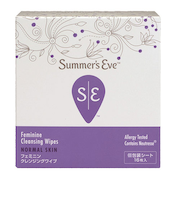 サマーズイブ（Summer's　Eve）　フェミニン　クレンジングワイプ　ノーマルスキン　16枚入