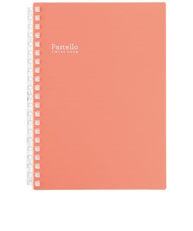 リヒトラブ（LIHIT　LAB.）　パステロ　ツイストノート　B6　N1969－3　レッド