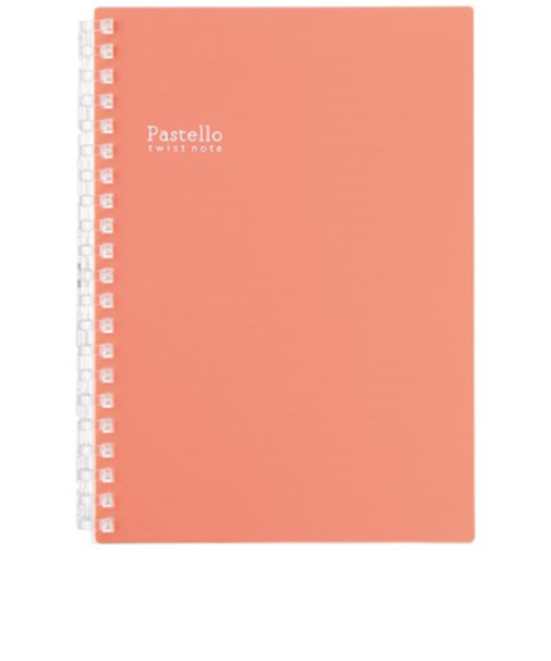 リヒトラブ（LIHIT　LAB.）　パステロ　ツイストノート　B6　N1969－3　レッド