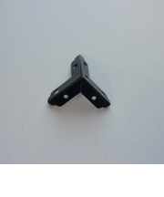 コニ・ビオラ　カラー三方面　黒50mm　K－216　2ケ入