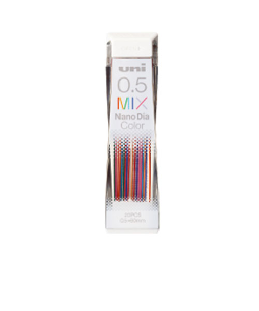 三菱鉛筆　ユニ　ナノダイヤ　カラー芯　uni0.5－212ND　0.5mm　MIX