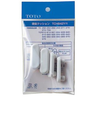 TOTO　便座クッション　4ヶ　TCH842YR