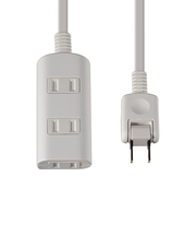 エルパ（ELPA）　扉付タップ3P1M　WBT-N3010B(W)