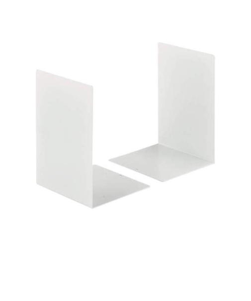 ライオン事務器（LION）　ブックエンド　L-80N　ホワイト　223－75