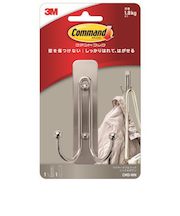 スリーエム(3M) コマンドフック ダブルフック CMD-WN ニッケルサテン