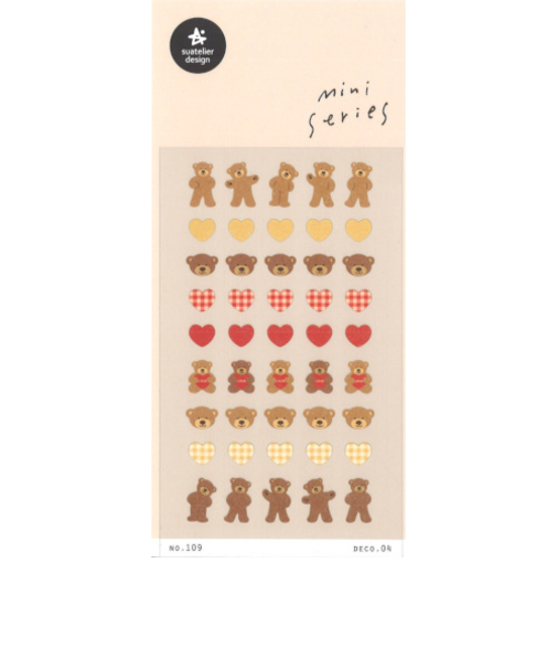 スワテリエ（suatelier）　デイリーデコステッカーズ　109　deco.04
