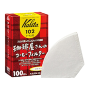 カリタ（Kalita）　珈琲屋さんのコーヒーフィルター　102　ホワイト　100枚