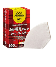 カリタ（Kalita）　珈琲屋さんのコーヒーフィルター　101　ホワイト　100枚