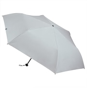 モズ（moz）×ハンズ　一級遮光　折りたたみ日傘　55cm　ワッペングレー