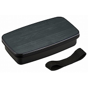 オーエスケー(OSK) グレイン ランチボックス BL-27HX ブラック 800mL