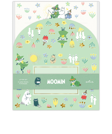 ホールマーク（Hallmark）　レターセット　ムーミン　843380　AD　グリーン
