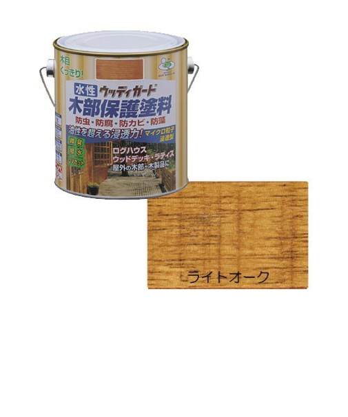 ニッペ　水性ウッディガード　0.7L　ライトオーク