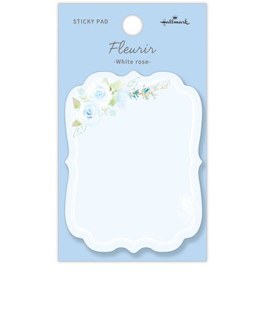 ホールマーク（Hallmark）　付箋フルリール　833954　ホワイトローズ