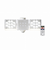 ムサシ（musashi）　LEDセンサーライト　LED－AC2030　12W×2灯　リモコン付