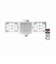 ムサシ（musashi）　LEDセンサーライト　LED－AC2030　12W×2灯　リモコン付