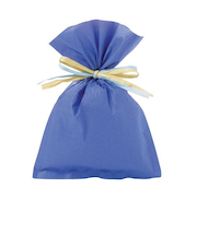 Z＆K　クレープバッグS　ブルー　10－528