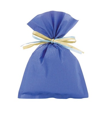 Z＆K　クレープバッグS　ブルー　10－528