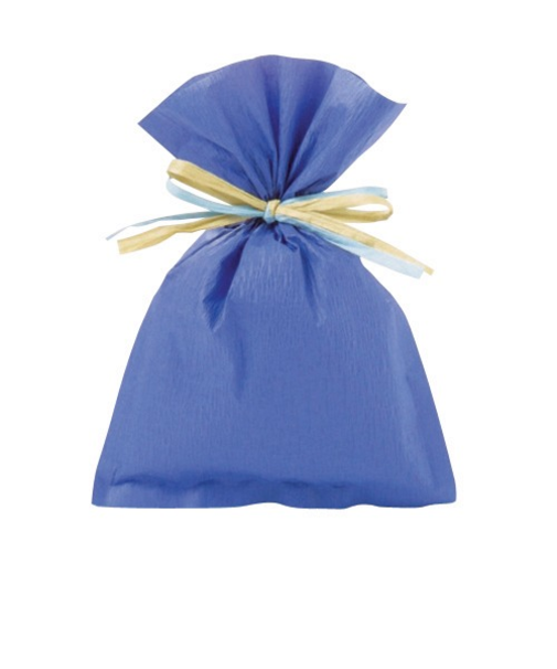 Z＆K　クレープバッグS　ブルー　10－528