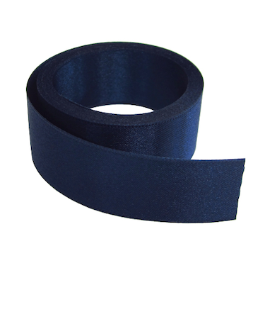 インディゴ　サテンリボン　24mm　PR667　40NB　ネイビー