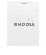 ロディア（RHODIA）　ブロックロディア　No.12　ホワイト　8.5×12cm