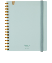 コクヨ（KOKUYO）　ソフトリングノート　スーファ　A6変形　4mm方眼罫　ス-SV758S4-LB　ライトブルー