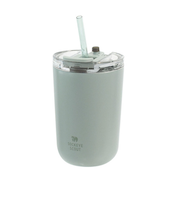サブヒロモリ　ソクート　ステンレスストロータンブラー　380mL　ブルー