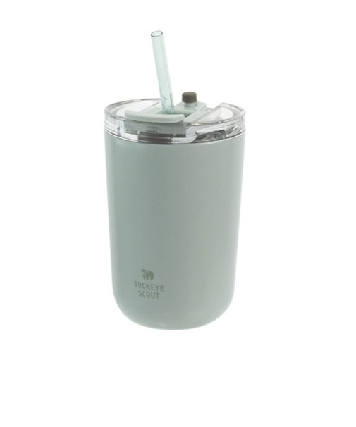 サブヒロモリ　ソクート　ステンレスストロータンブラー　380mL　ブルー
