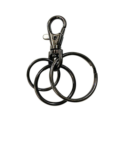 スイング（SWING）　3連リング　レバーナスカン　ブラック