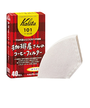 カリタ（Kalita）　珈琲屋さんのコーヒーフィルター　101　ホワイト　40枚
