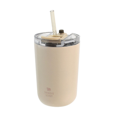 サブヒロモリ　ソクート　ステンレスストロータンブラー　380mL　ピンク
