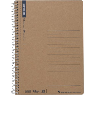 マルマン（maruman）　スパイラルノート横罫80枚B6　N238ES