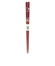 イシダ 食洗 干支箸 申 21cm 朱